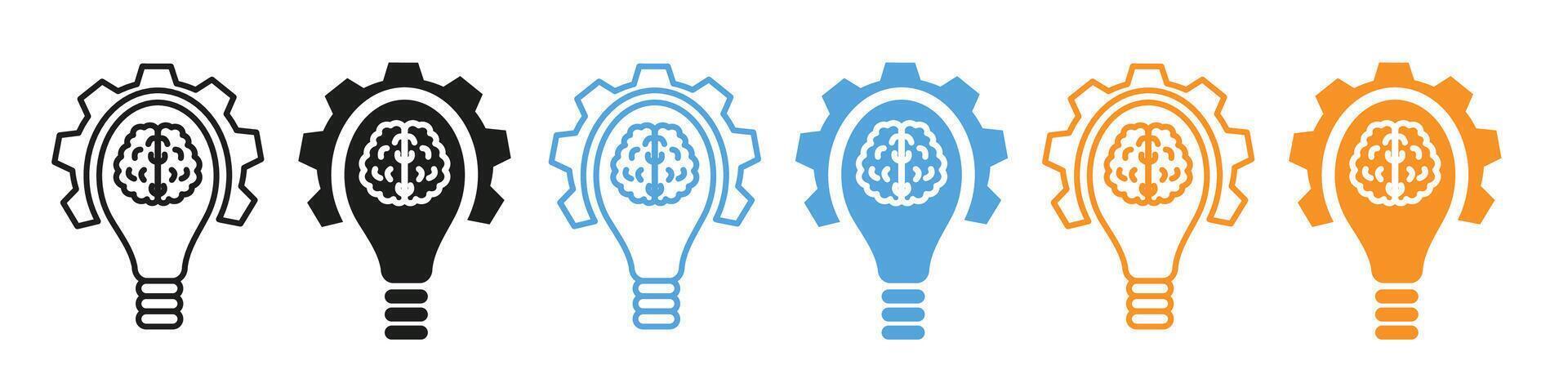 Cutting-Edge Microchip Icon for Artificial Intelligence Systems vector