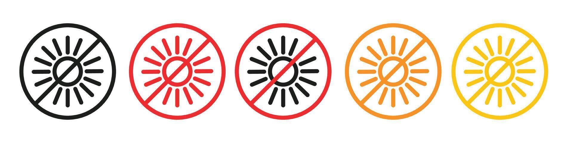 Sun Obscured Icon Indicating a Day Without Sunlight and Warmth vector