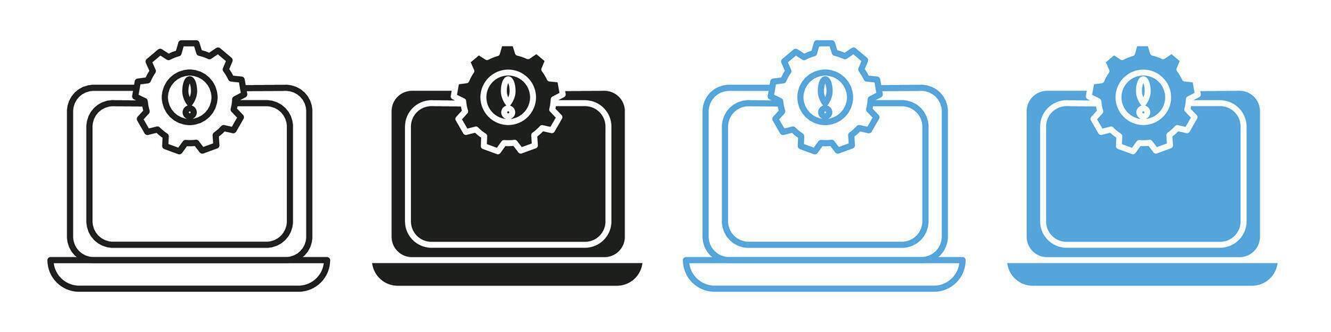Machinery Error and Technical Fault Icon for Industrial Challenges ...