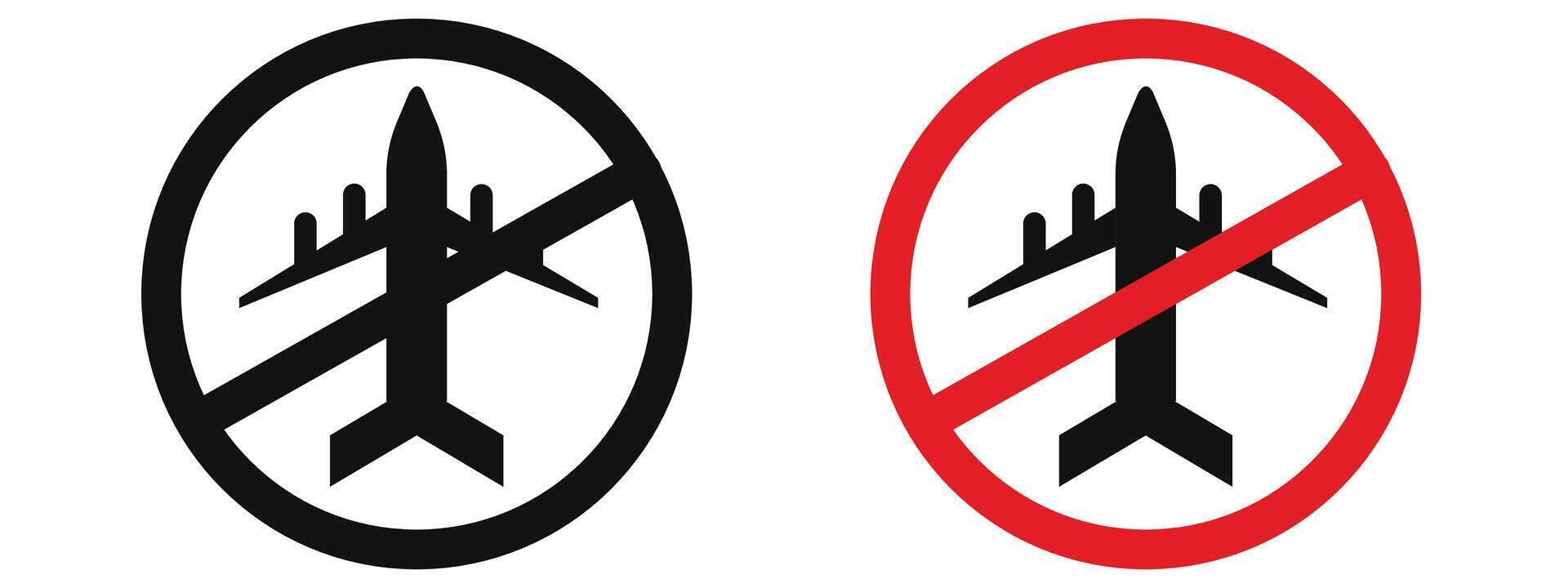 Prohibit drone flights with this no fly sign, featuring a clear prohibition icon and safety label, ideal for drone-free zones and ensuring compliance with flying regulations. vector