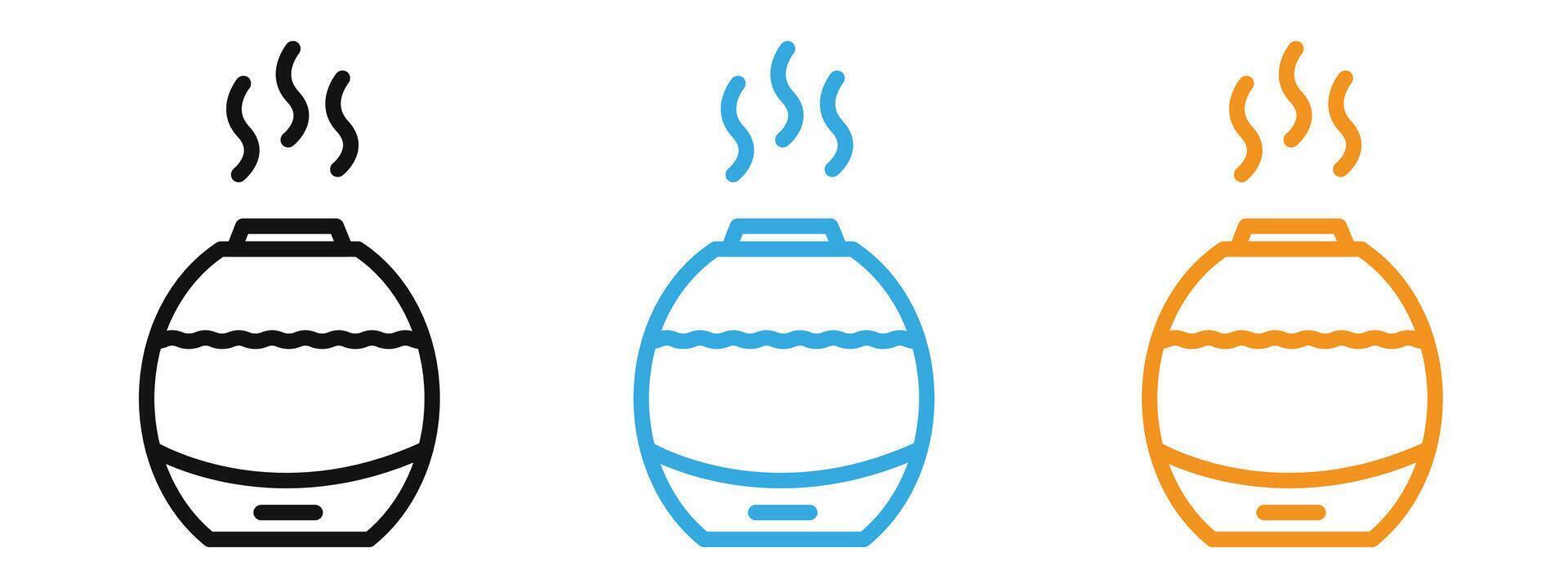 Diffuser Icon Showcasing Aromatherapy Devices for Relaxation vector