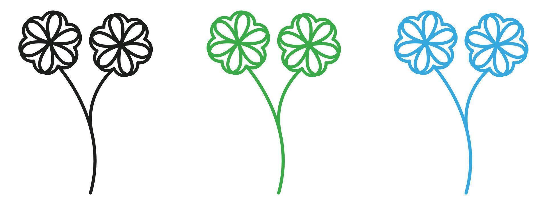 Blooming Flowers Icon Perfect for Floral and Garden Themes vector
