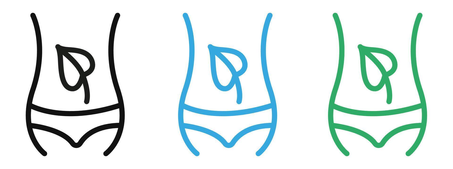 Detox icon mark in filled style vector