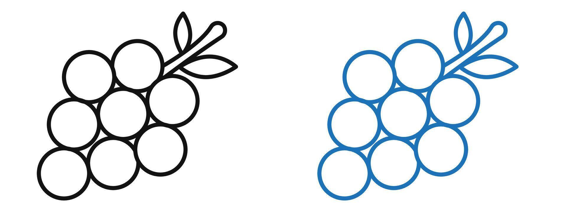 Vineyard Icon for Grape Cultivation, Wine Production, and Fruit Harvesting vector