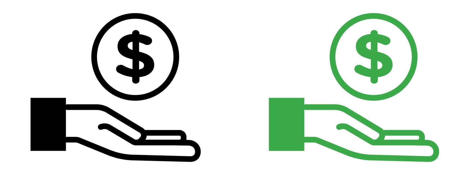 Prevent cash transactions in secure areas with this no money sign, featuring a clear prohibition icon and warning label, ideal for maintaining financial security. vector