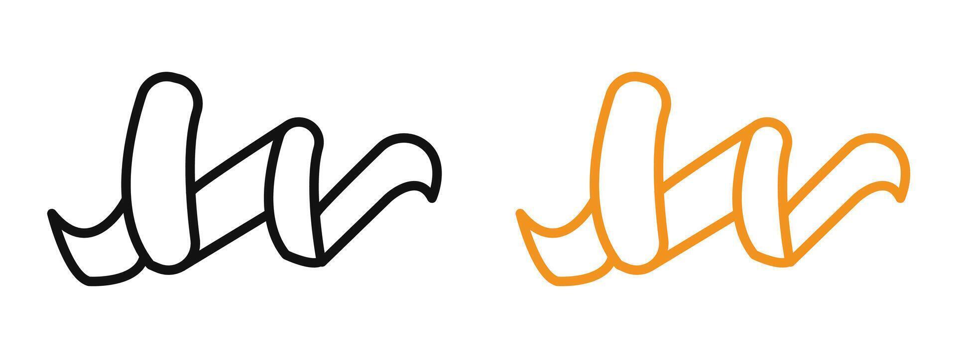 Peel Clementine Symbol Highlighting Easy Consumption and Health Benefits vector