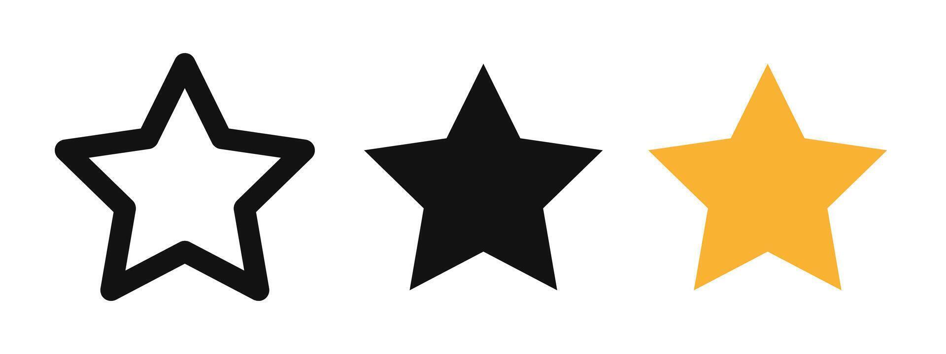 Bright Star Icon Versatile for Festive and Celebration Designs vector