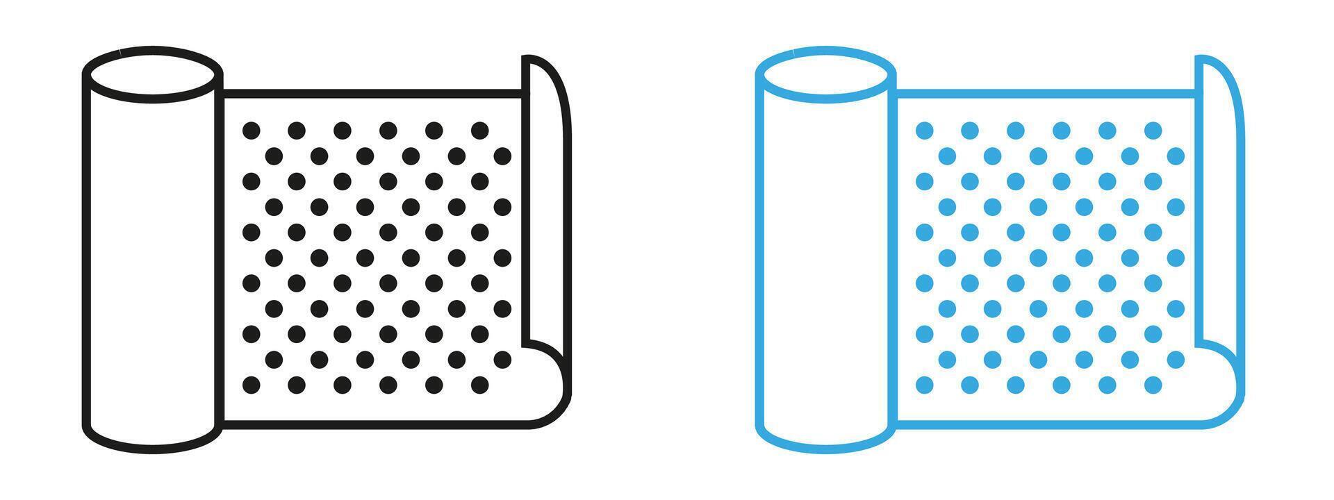 Sandpaper Texture Symbol Icon Ideal for DIY and Construction Projects vector