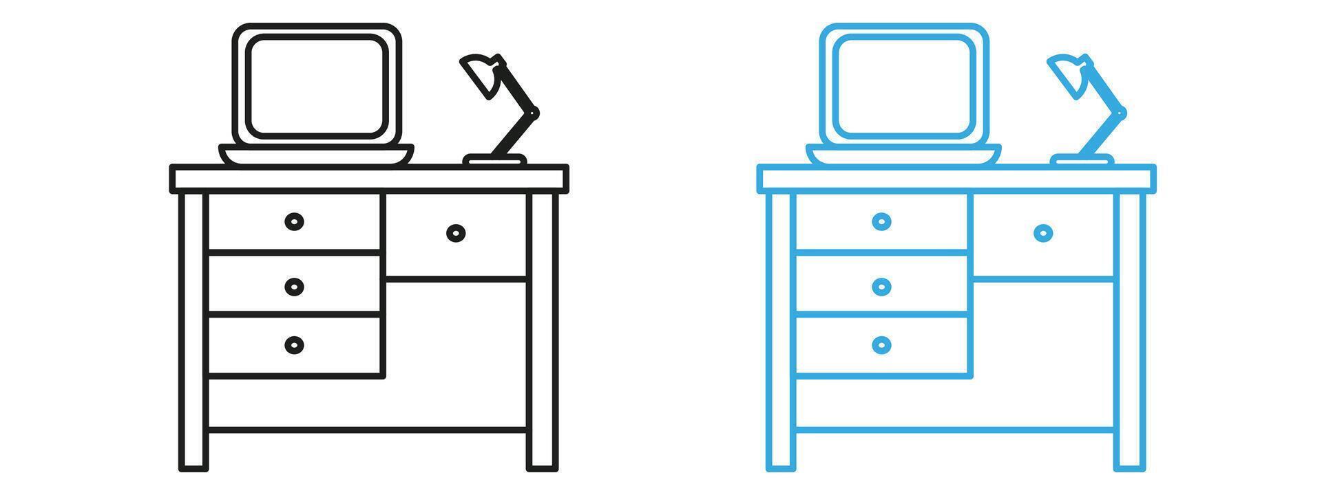 Professional Icon for Office Workspace, Corporate Environment, and Business Settings vector