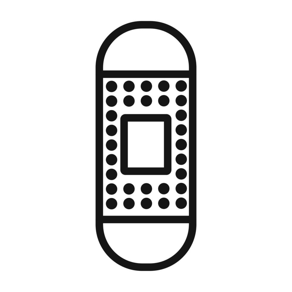 Band Aid Icon Series Adhesive Bandage Illustrations for First Aid and Healthcare vector