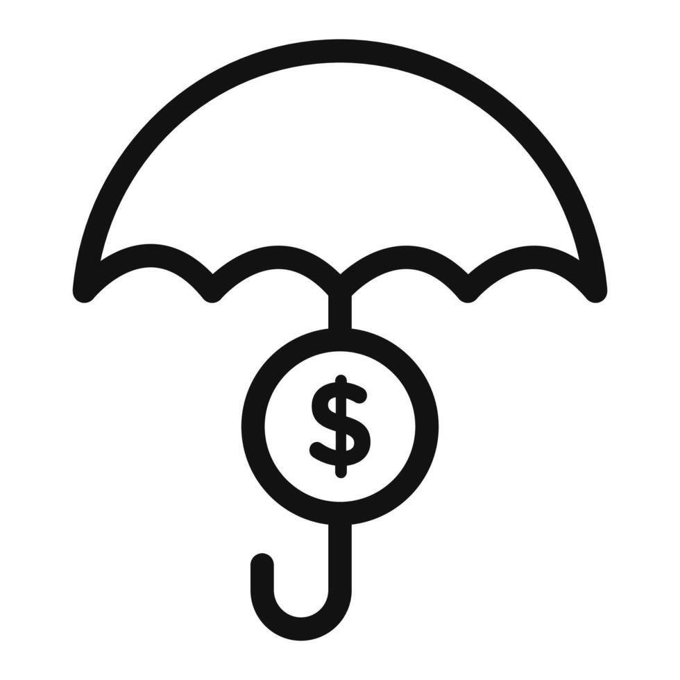 Asset Security Icon Ideal for Financial Protection and Investment vector