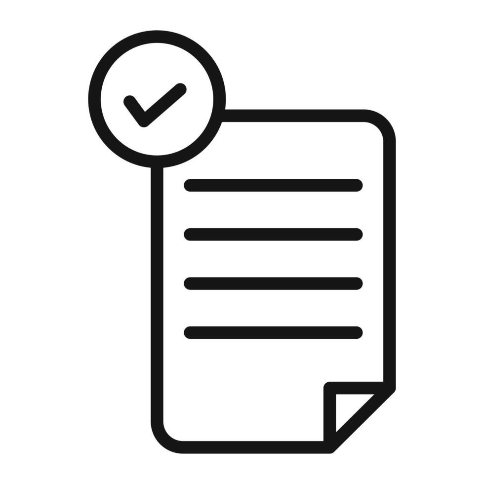 Approved Document Icon Ideal for Office Management vector