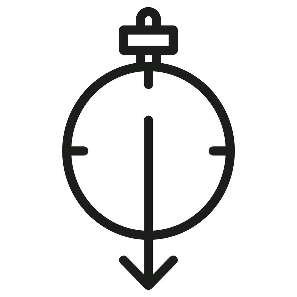 Maintenance Downtime Icon Perfect for Breaks and Service Interruptions vector