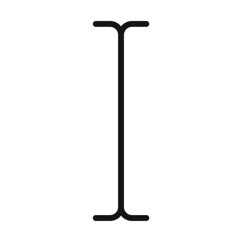 Cursor Text Icon Series Digital Pointer Illustrations for Computing and UI Design vector