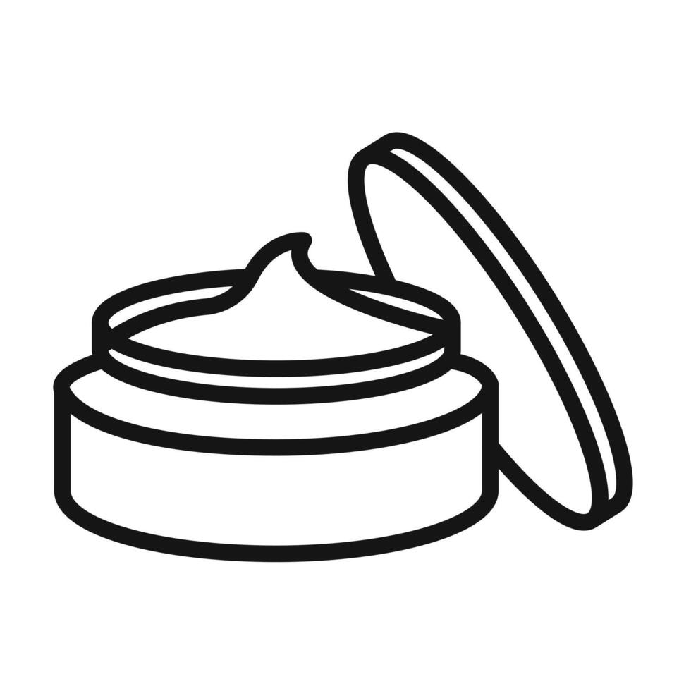 Moisturizing Cream Icon for Skincare Products vector