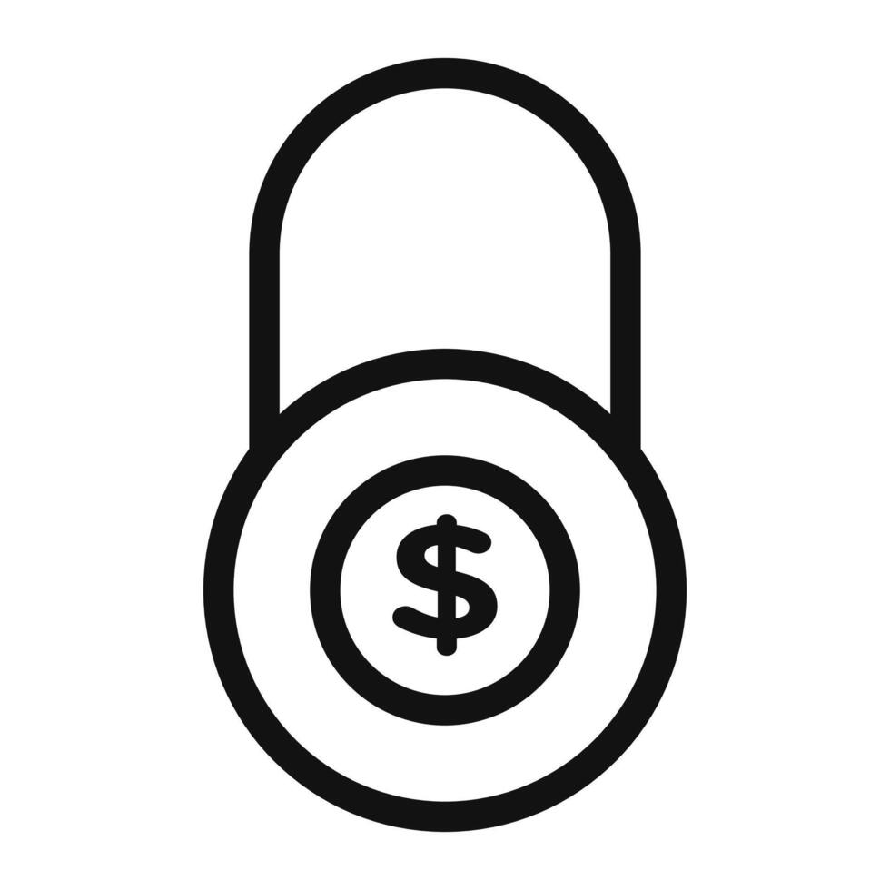 Fixed Pricing Tag Icon Perfect for Retail and Sales Promotions vector