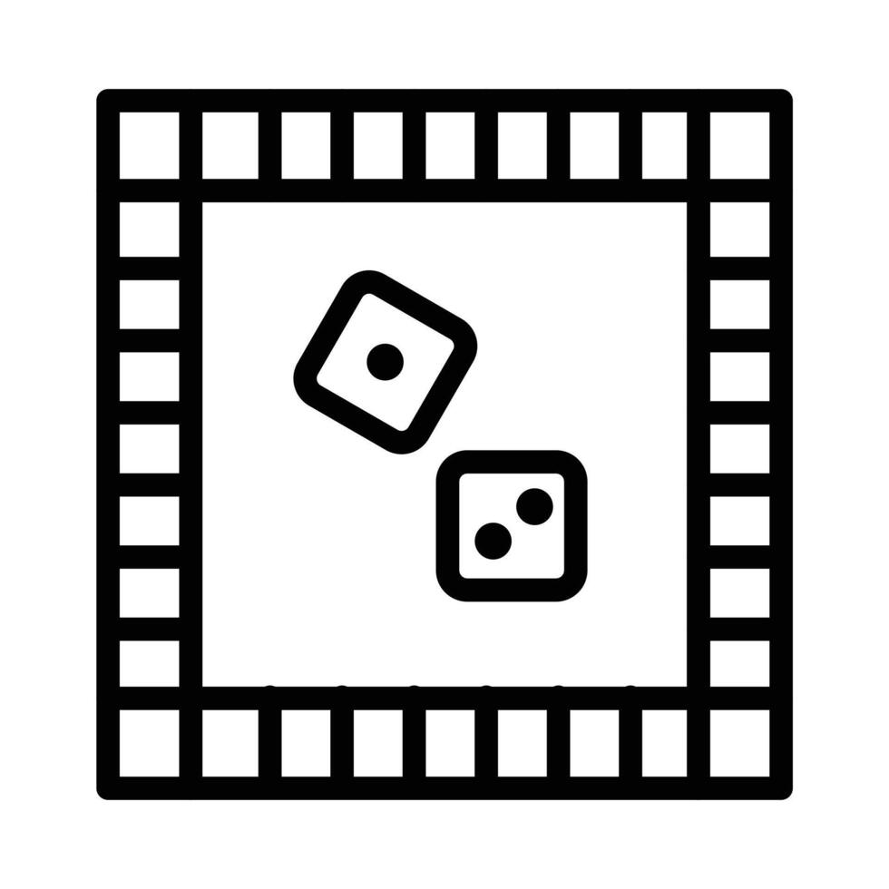 Engaging Family Game Board Icon for Game Nights vector