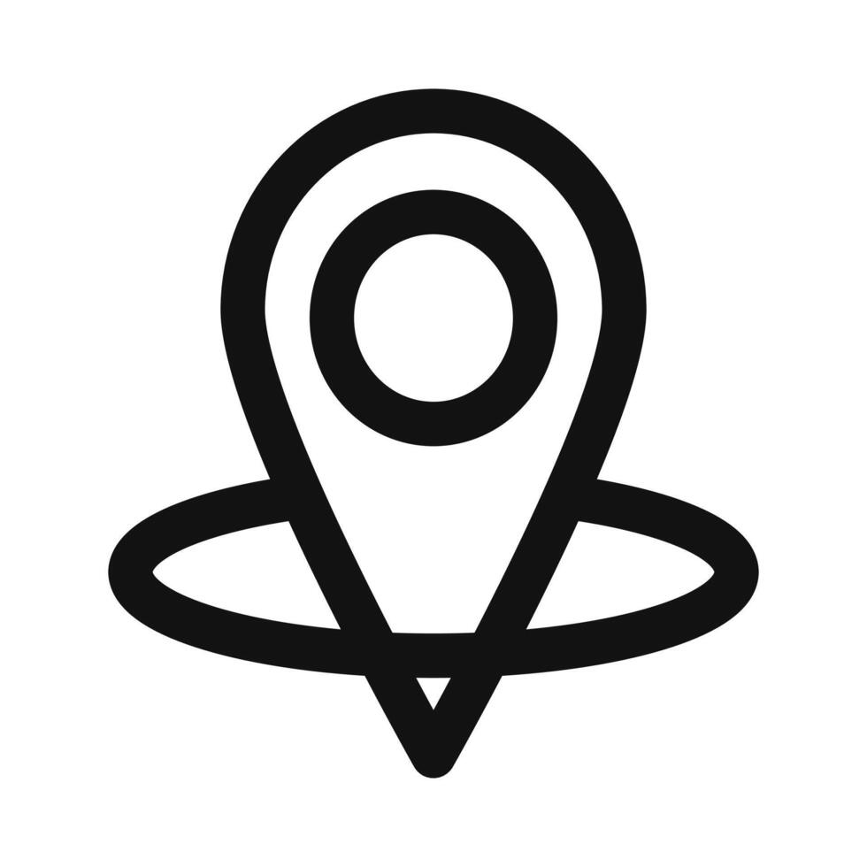 location mark pointer pin locator on map vector