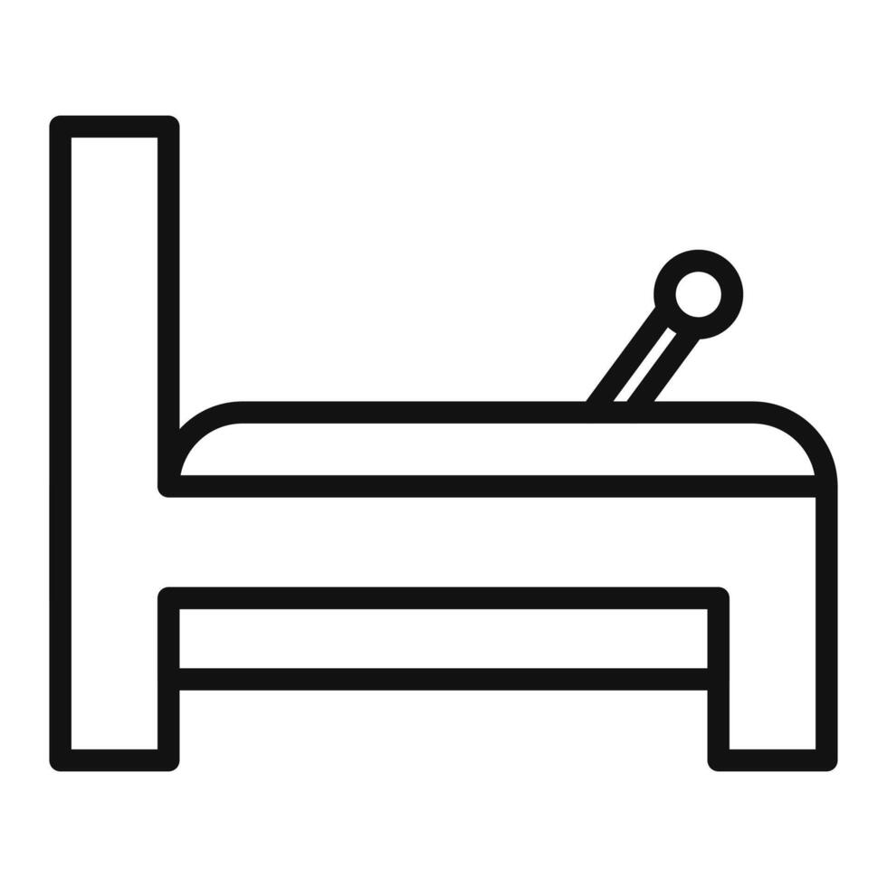 Pilates Reformer Icon Perfect for Fitness and Health Illustrations vector