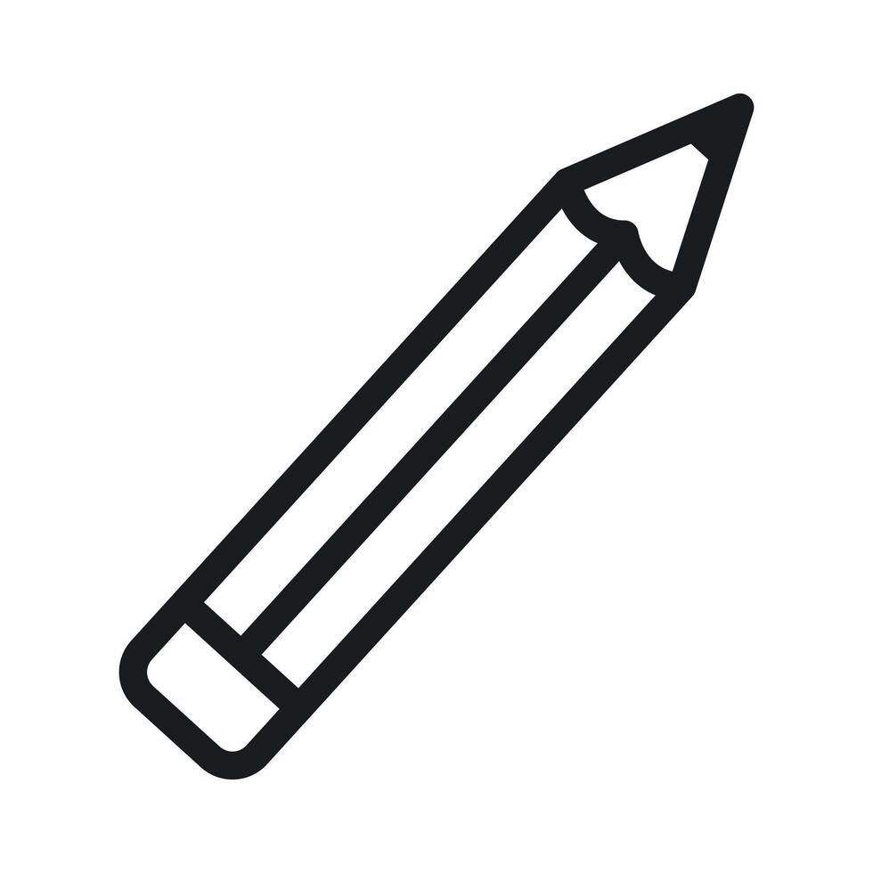 Pencil icon set vector
