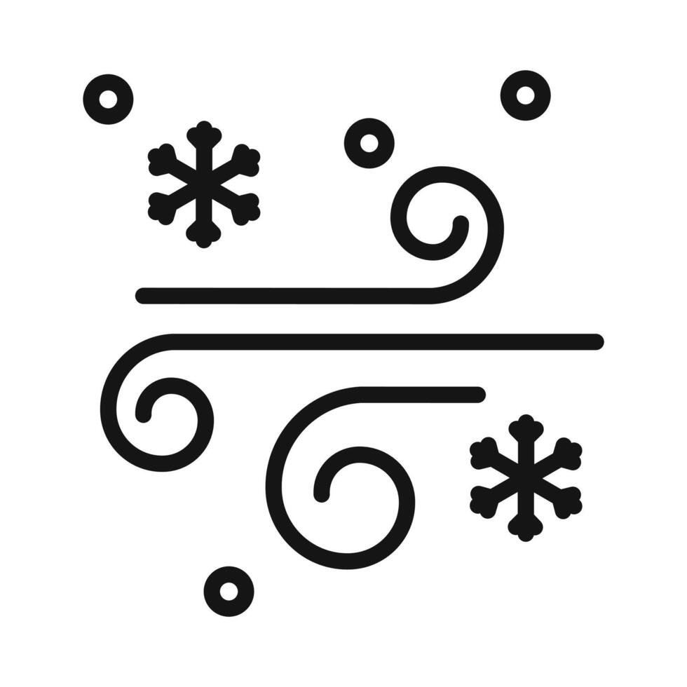 Snow Blowing Icon Set Winter Cleanup Illustrations for Outdoor Maintenance and Climate vector