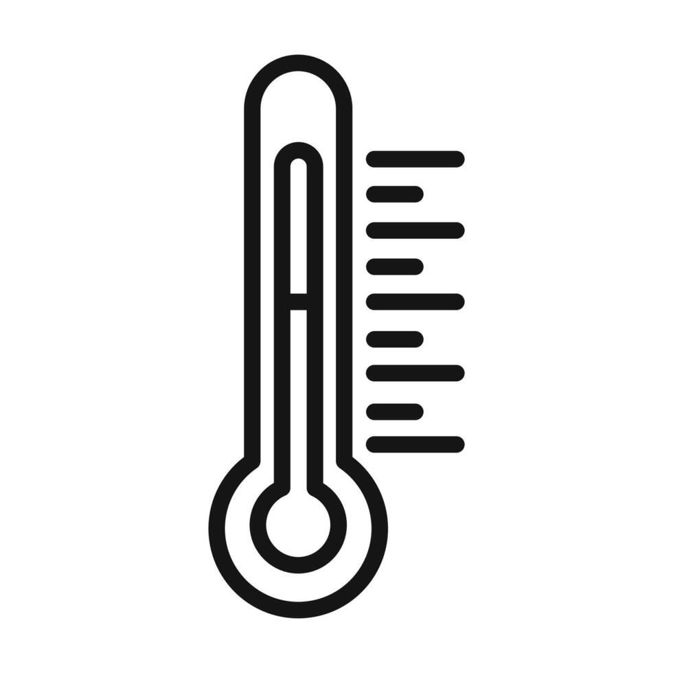 Thermometer Icon Collection Temperature Measuring Illustrations for Medical and Scientific Use vector