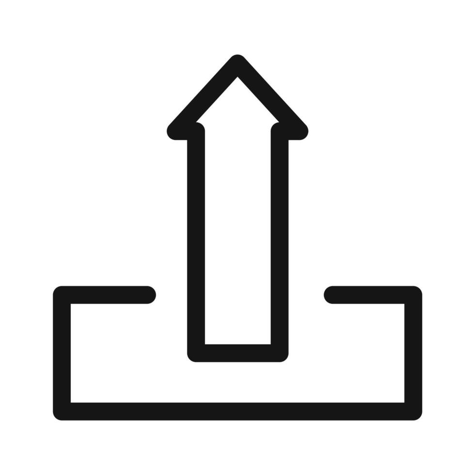 Easy Upload Icon Perfect for File Sharing and Digital Media vector