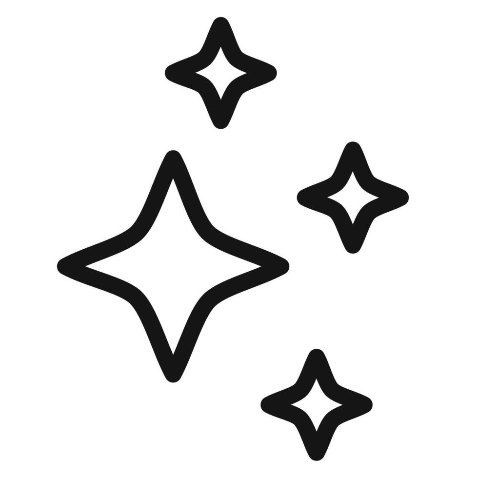 Celebration Sparkles Icon Ideal for Festivities and Parties vector