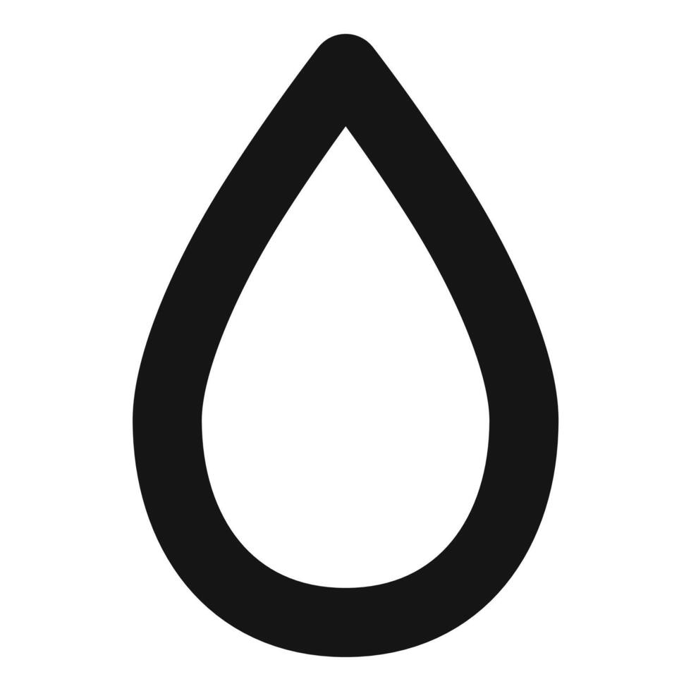 Water Drop Icon for Hydration Reminders vector