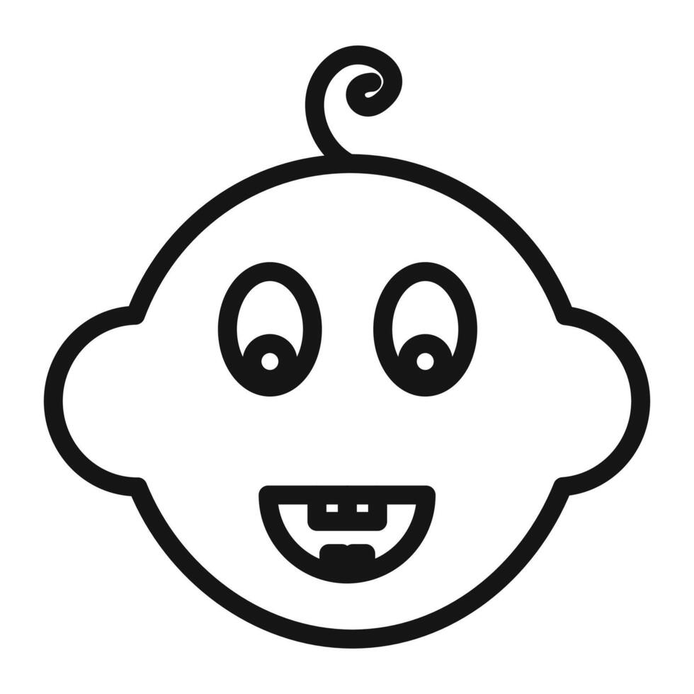 baby dental icon mark in filled style vector