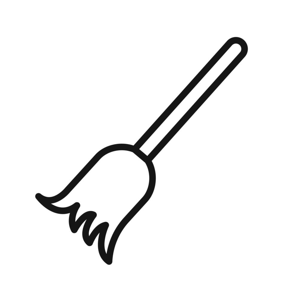 Broom icon set vector