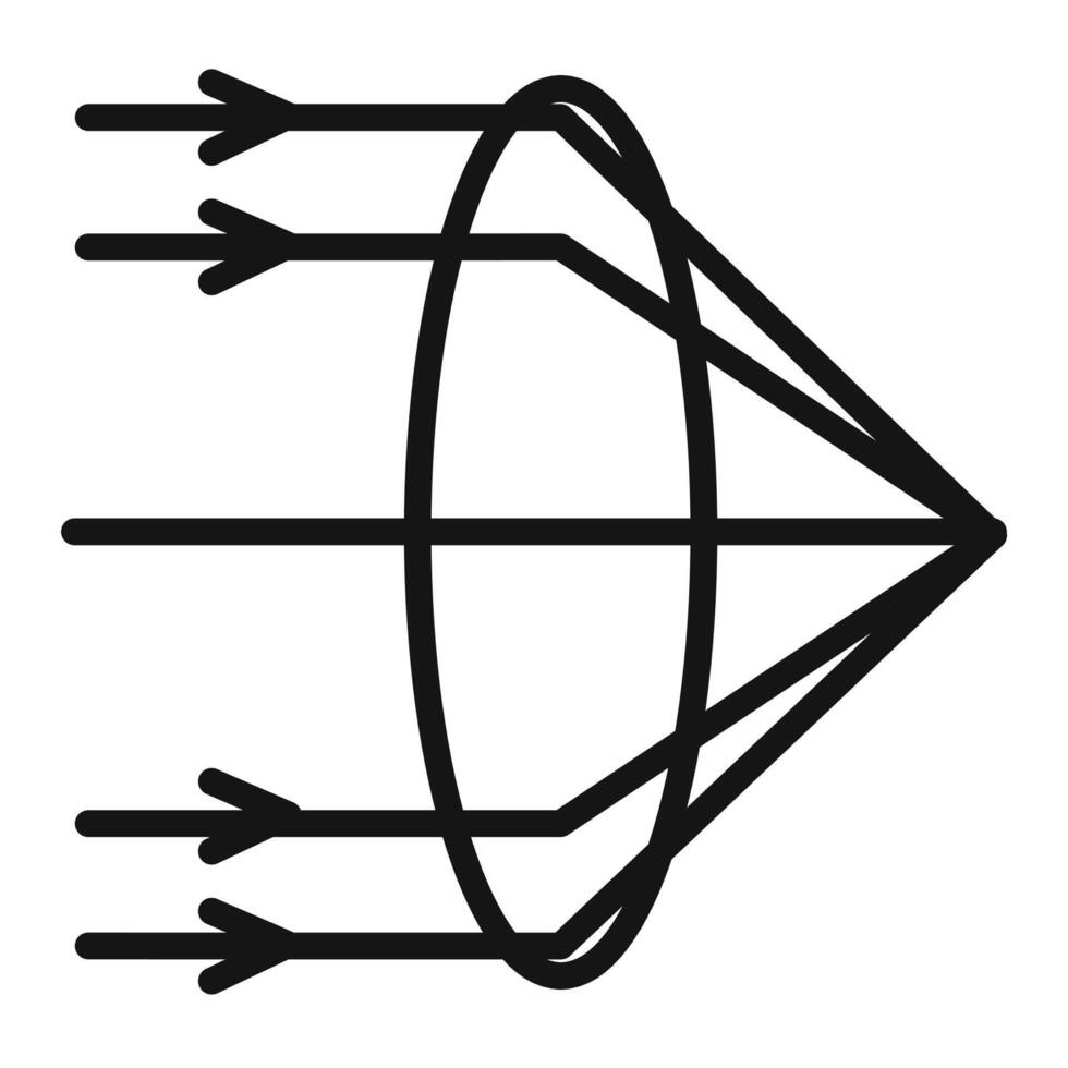 convex icon mark in filled style vector
