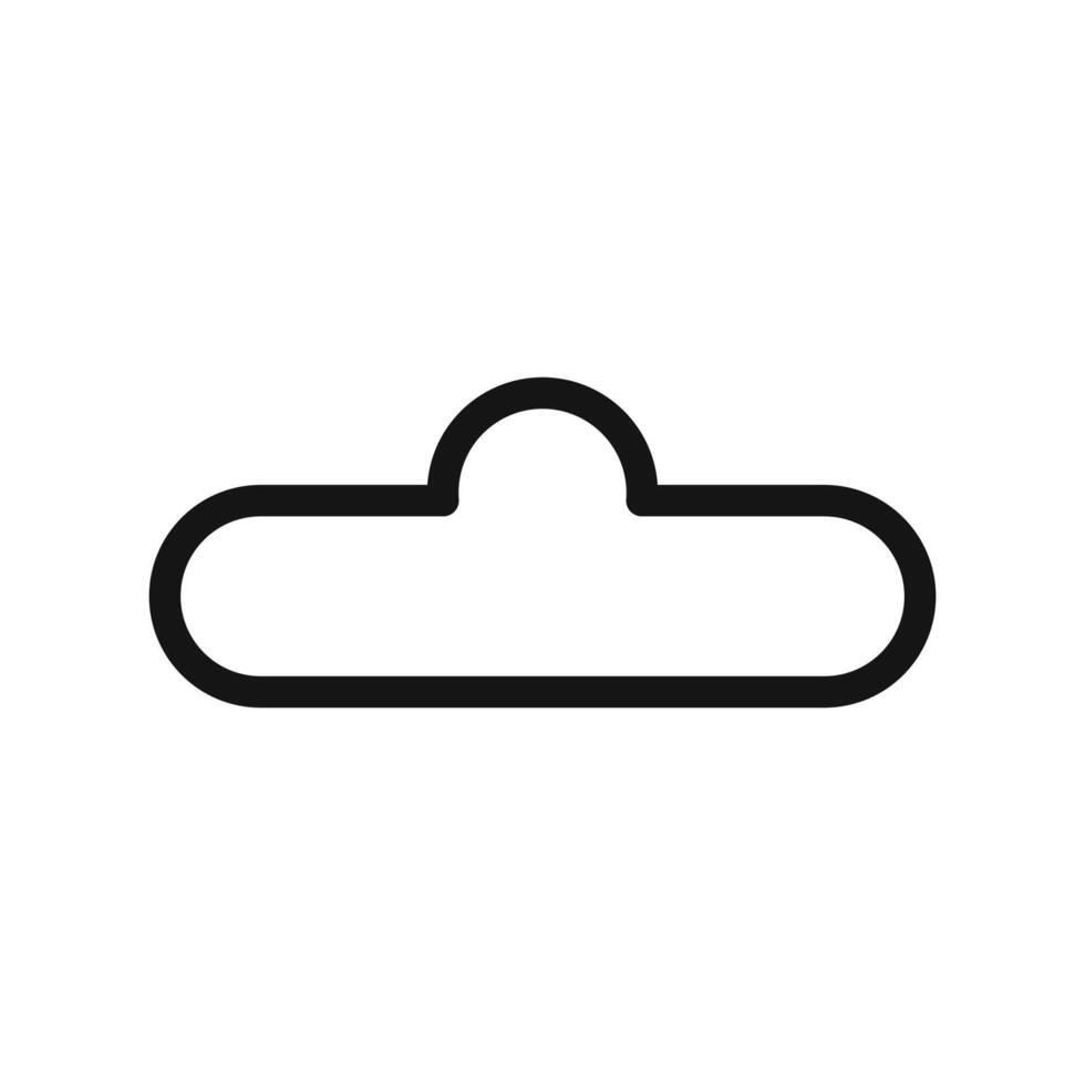 Euro hook icon mark in filled style vector
