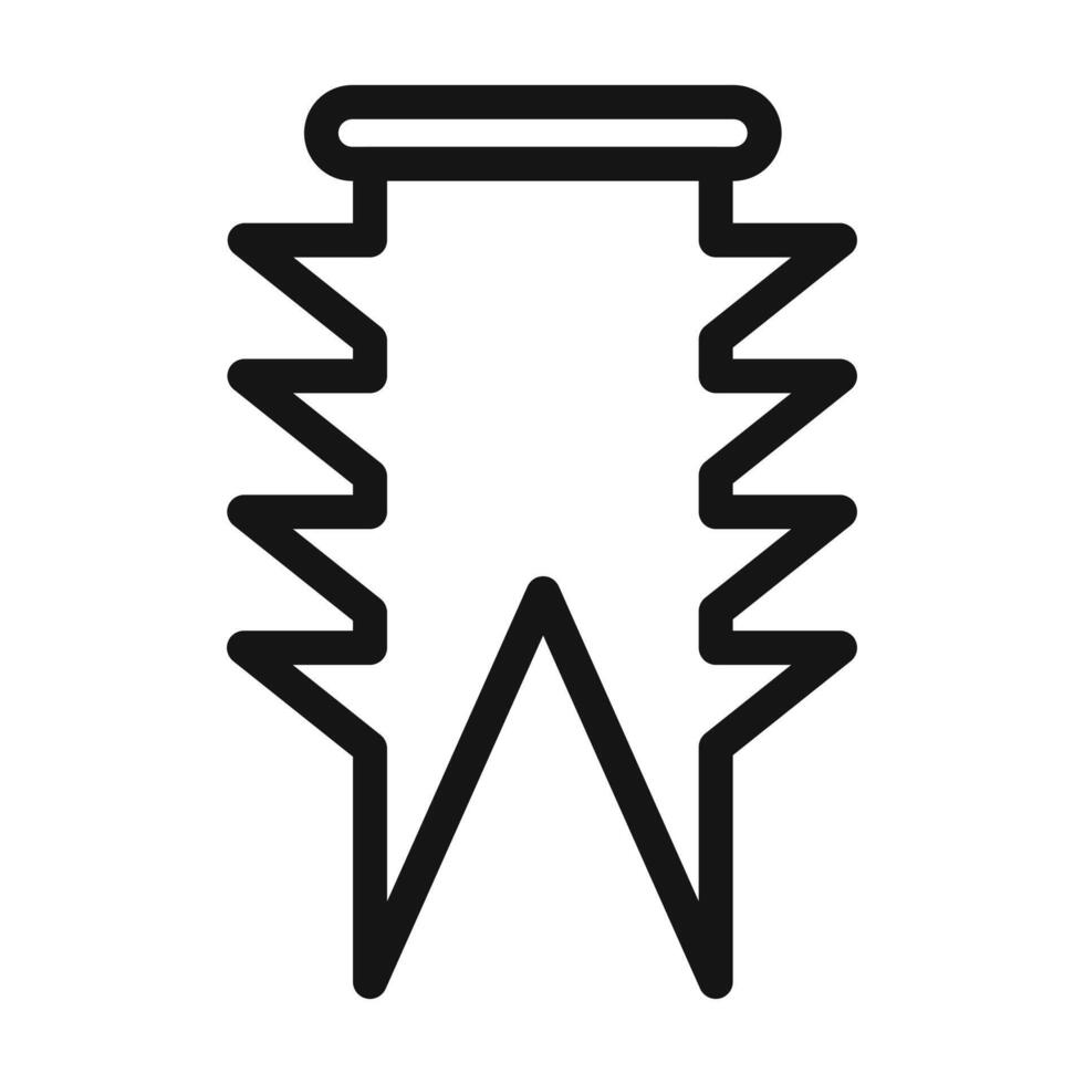 dyupel icon mark in filled style vector