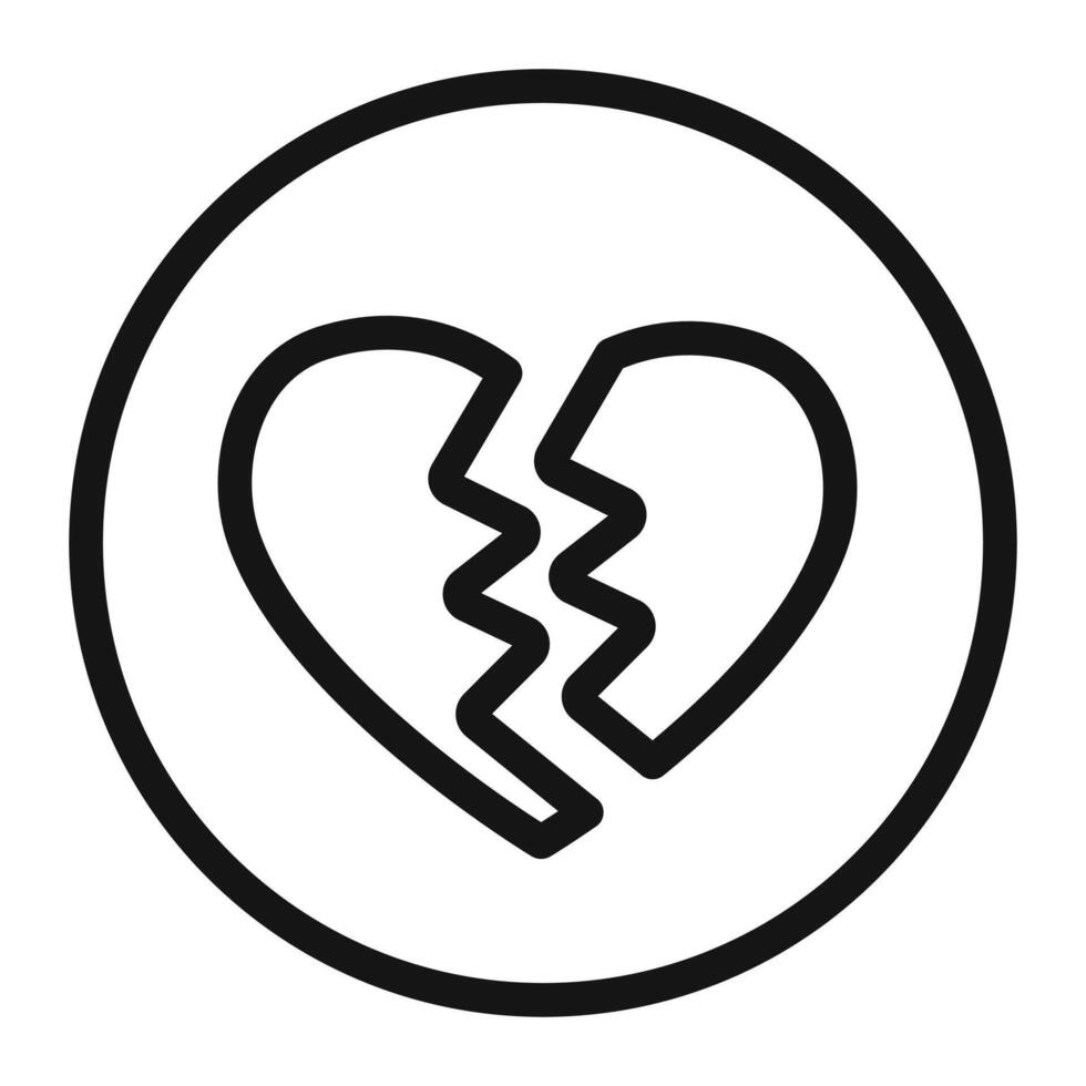 Divorce icon set vector