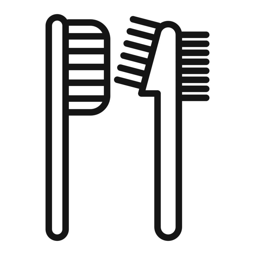 Eyebrow brush icon mark in filled style vector
