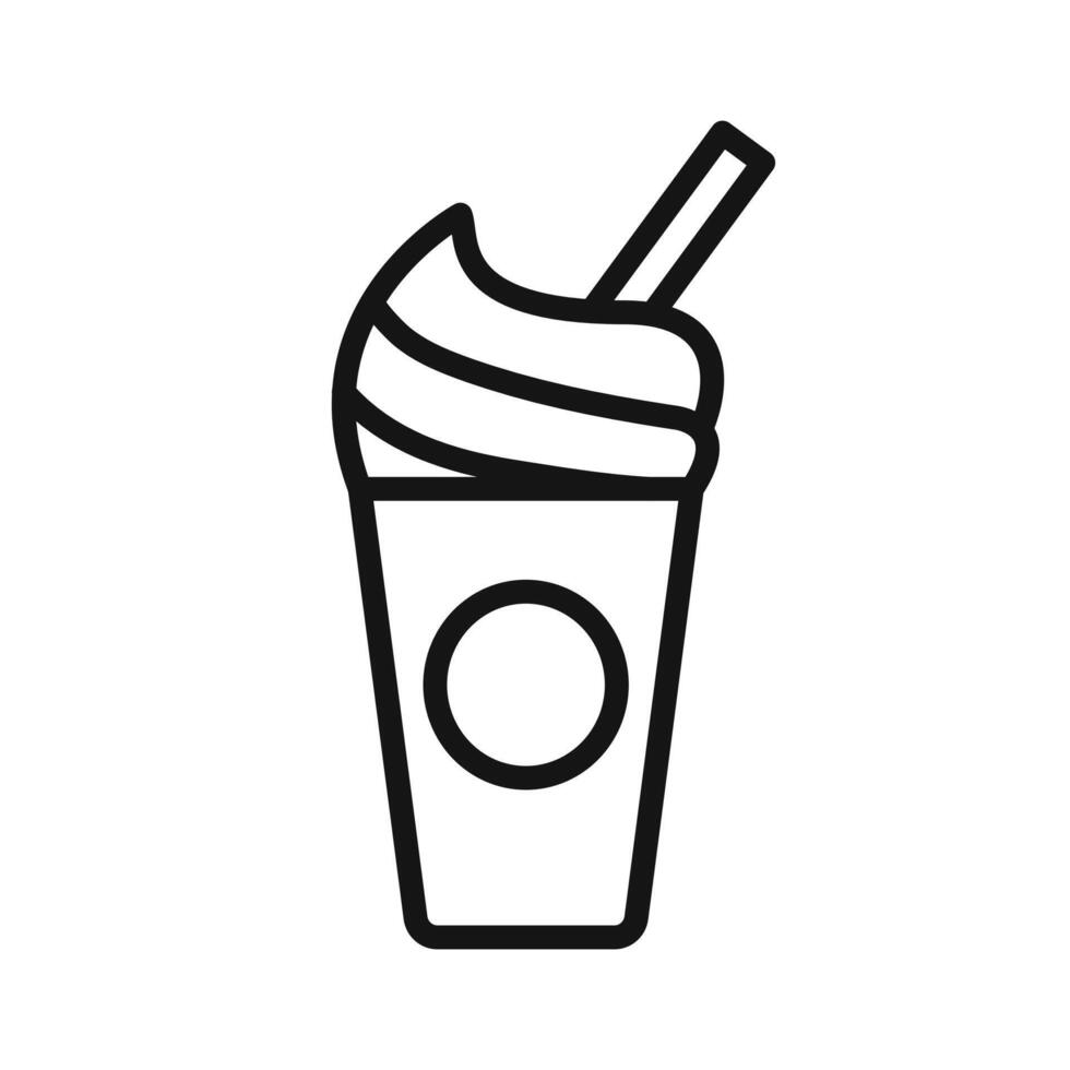 Frappe icon mark in filled style vector
