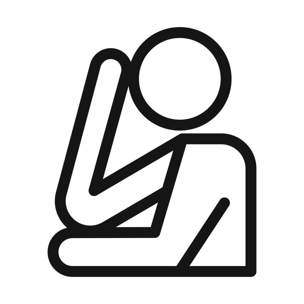 helpless human icon vector