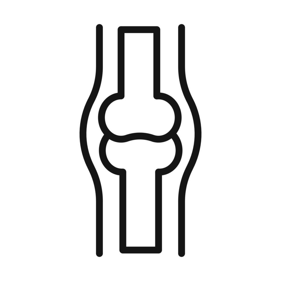 human bone icon vector