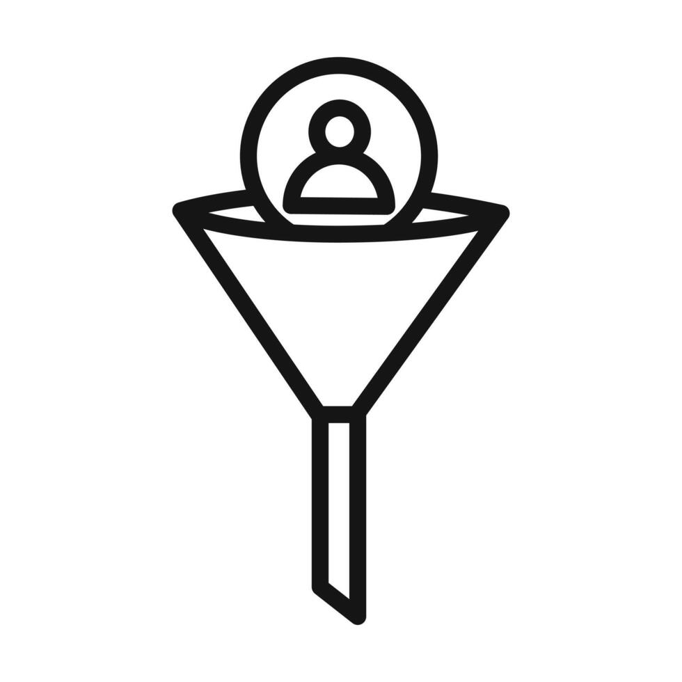 lead conversion icon vector