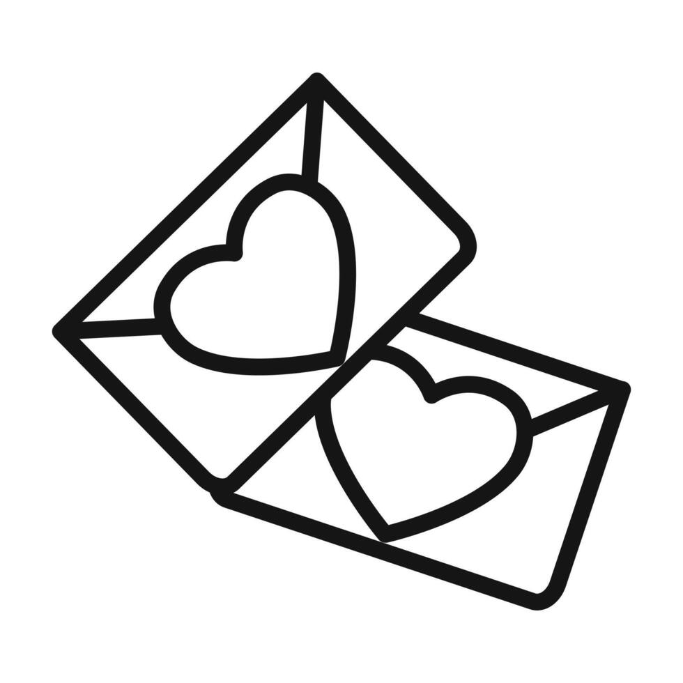 love envelope icon vector