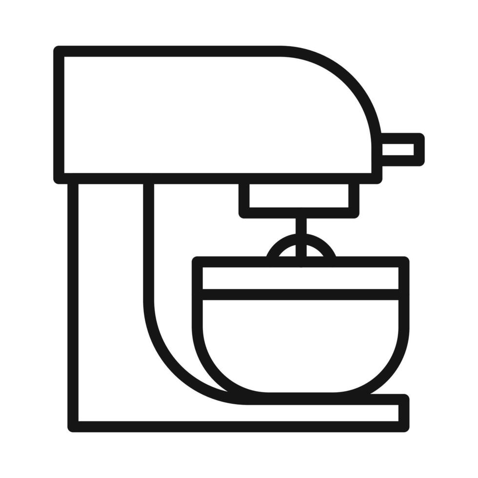 Mixer icon mark in filled style vector