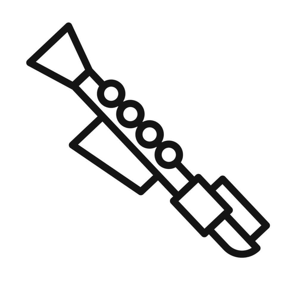 piccolo icon mark in filled style vector