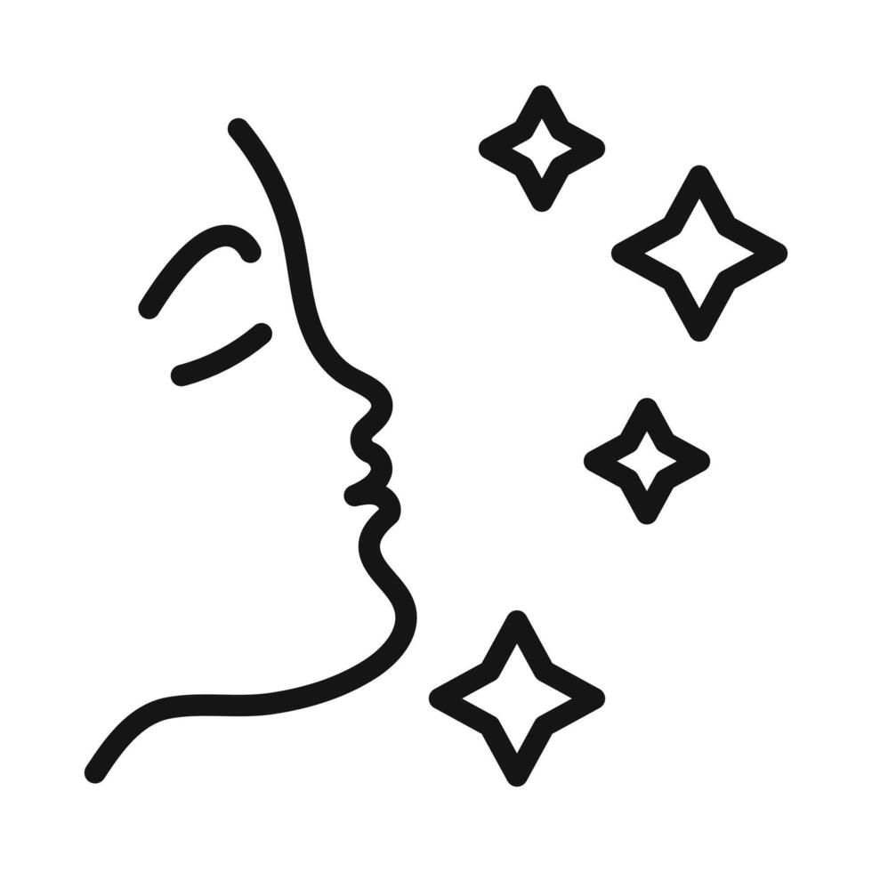 Skin care icon mark in filled style vector