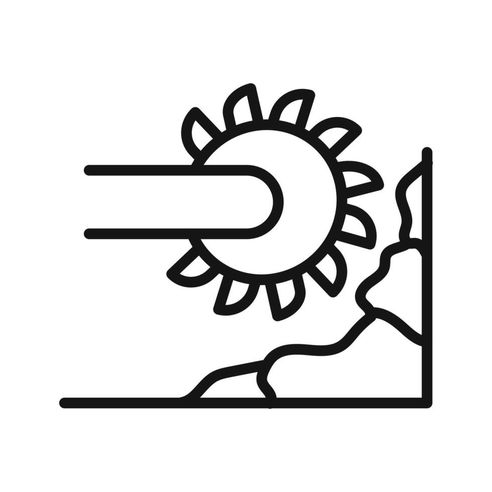Bucket wheel excavator Symbol mark in filled style vector