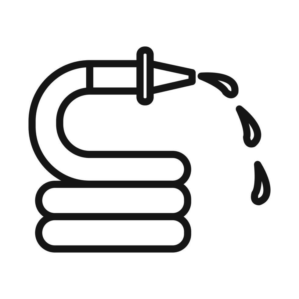 garden hose Symbol mark in filled style vector