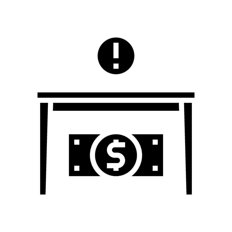 bribery money business cash glyph icon illustration vector