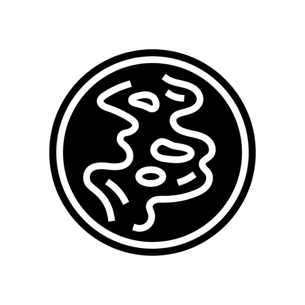 odor control product label caution glyph icon illustration vector
