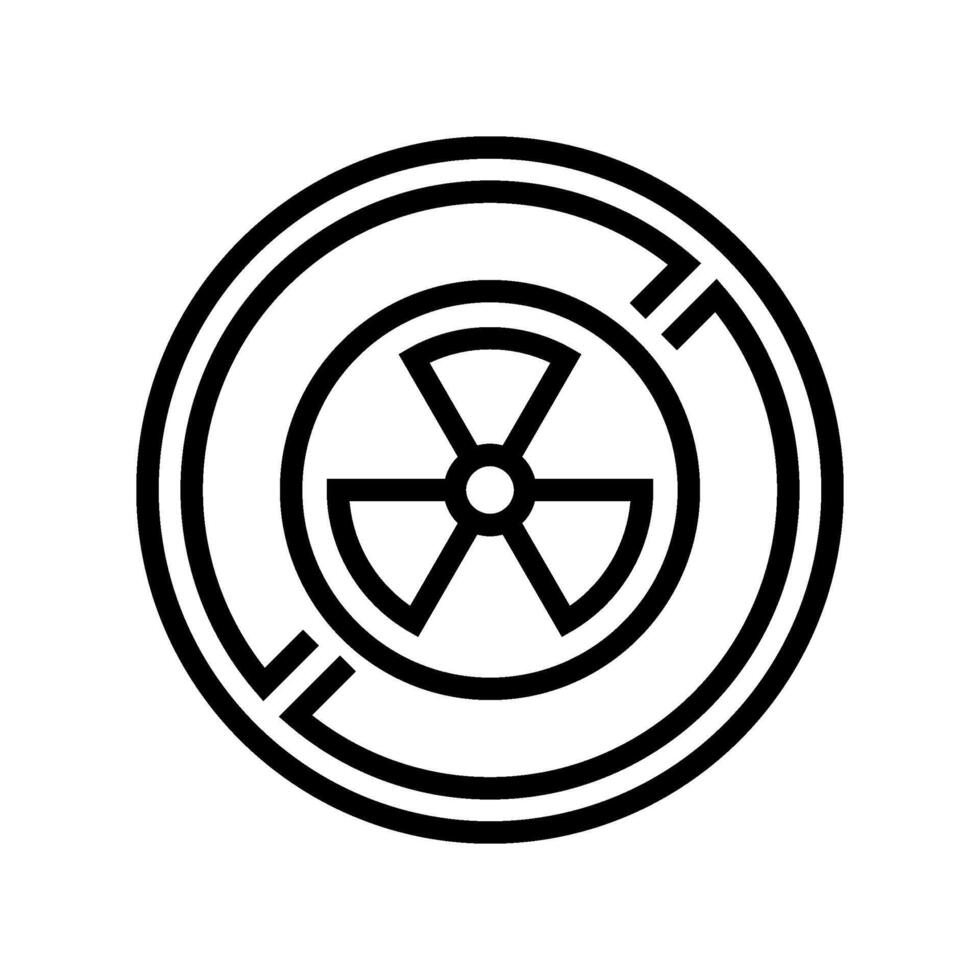 zero toxins product label caution line icon illustration vector