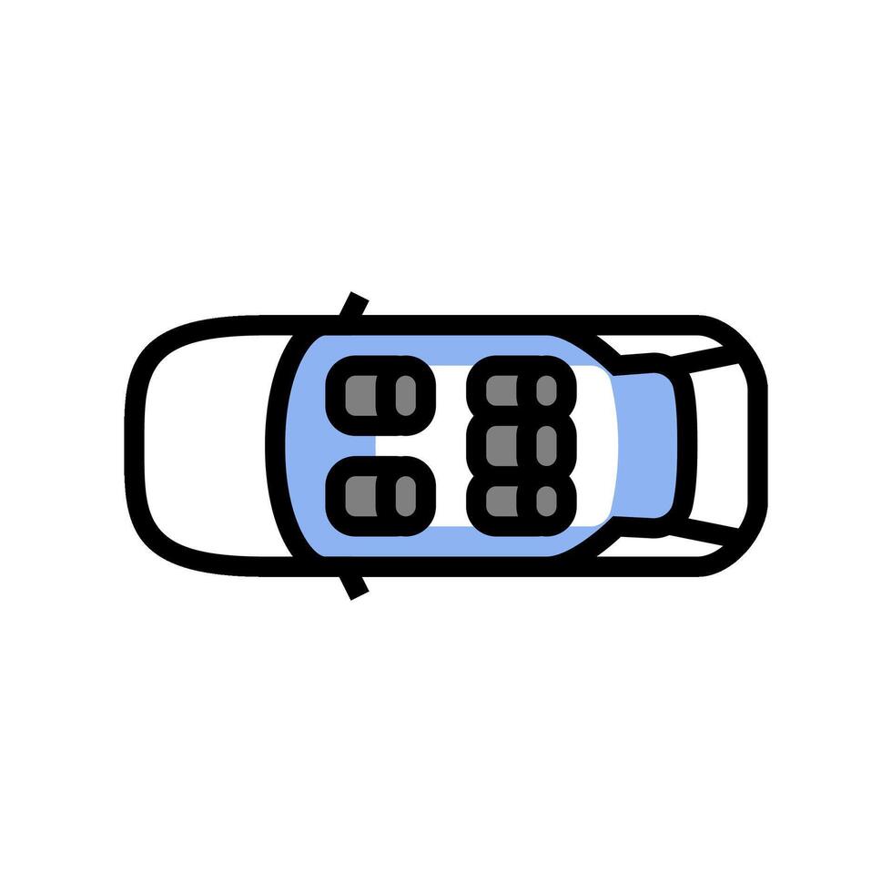 seats car color icon illustration vector
